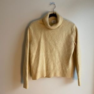 Buttery Yellow Turtleneck Sweater